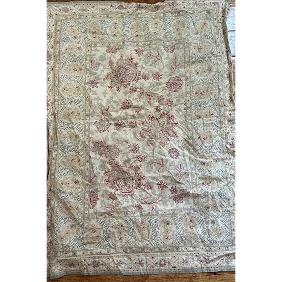 Ralph Lauren HALF MOON BAY PHOEBE Standard Size Sham Case blue ivory pink - Picture 3 of 9